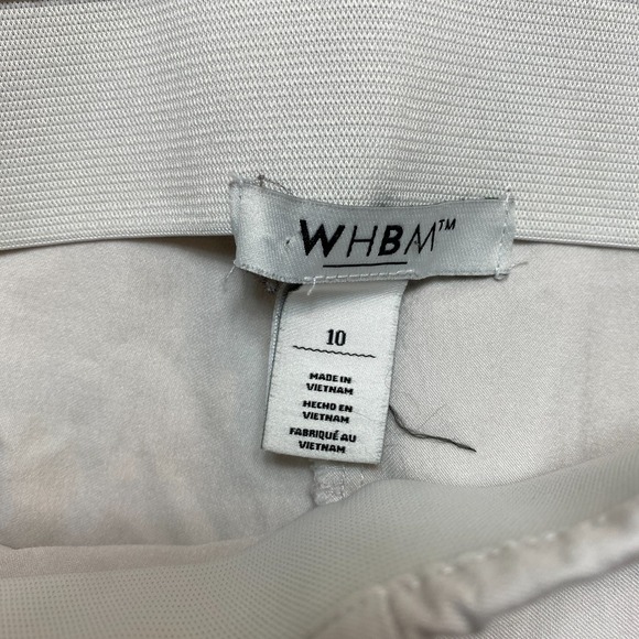 Lot Of 2 White House Black Market Pants Womens 10 Tan Stone Crop Elle - Picture 2 of 9